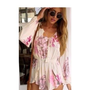 Hello Molly  floral romper